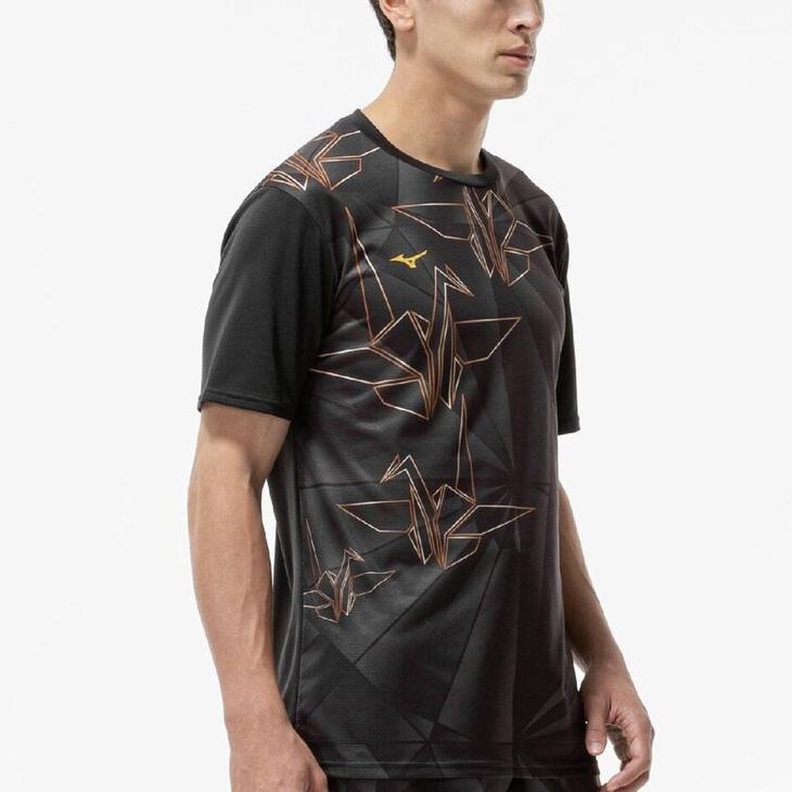 MIZUNO グラフィックプリント Tシャツ MIZUNO（ミズノ） 半袖シャツ メンズ グラフィックTシャツ 限定