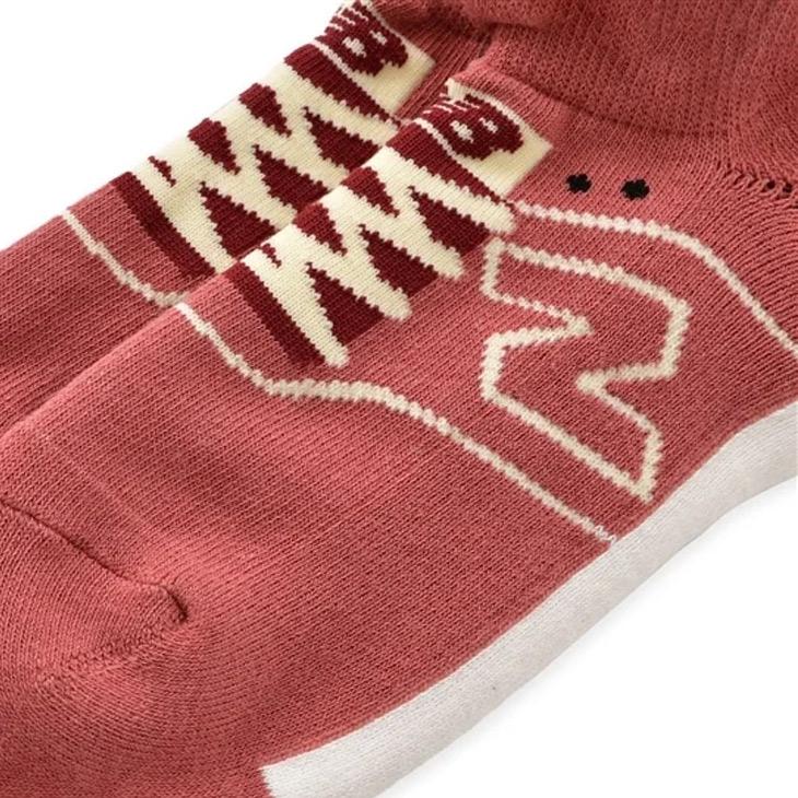 スニーカーソックス 靴下 メンズ レディース/ニューバランス Newbalance スニーカー柄パイルソックス/くつした 男女兼用 カジュアル 普段使い /JASL0646 | New Balance | 09