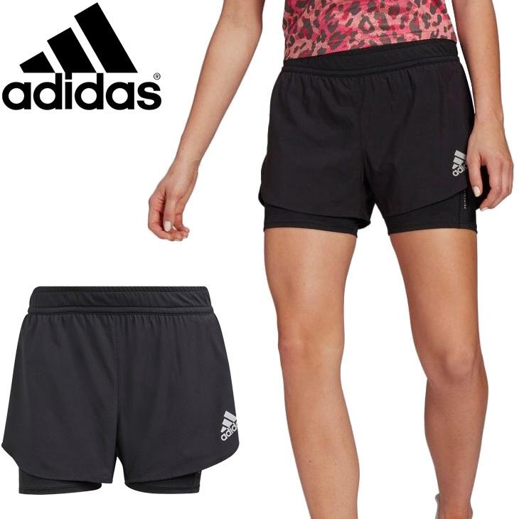 ランニングパンツ インナータイツ付 レディース アディダス Adidasファスト 2in1 ショーツ ジョギング マラソン スポーツウェア 女性 ボトムス Jld41 取寄 Jld41 Apworld 通販 Yahoo ショッピング