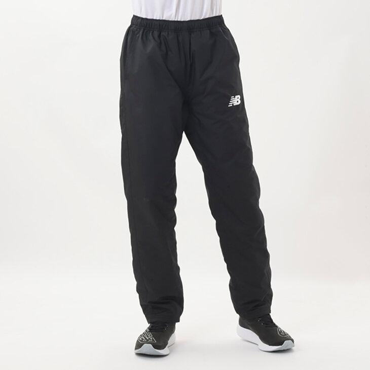 ニューバランス 中綿パンツ メンズ Newbalance パデットパンツ 保温 防風 ロングパンツ サッカーウェア フットサル スポーツウェア 男性 ボトムス /JMPF1422-BKの画像