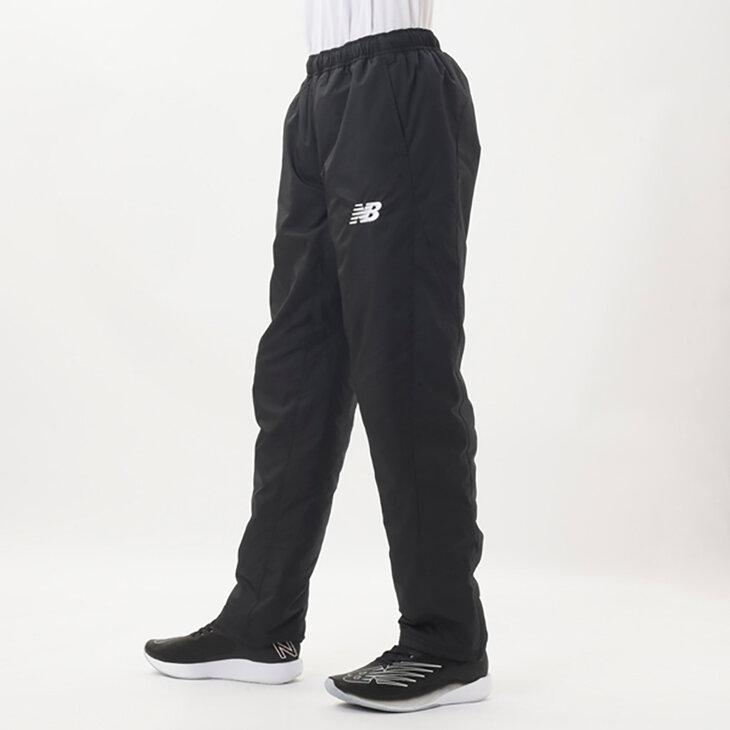 ニューバランス 中綿パンツ メンズ Newbalance パデットパンツ 保温 防風 ロングパンツ サッカーウェア フットサル スポーツウェア 男性 ボトムス /JMPF1422-BKの画像