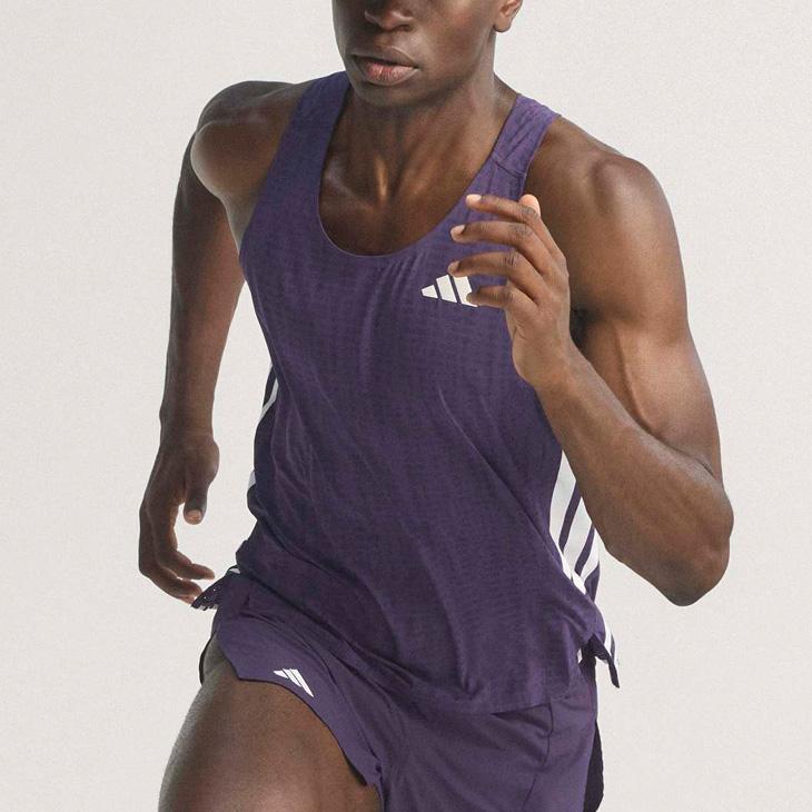  ADIZERO 陸上 アディダス シングレット ランニングシャツ ADIZERO アディダス ノースリーブシャツ メンズ ランニングウエア