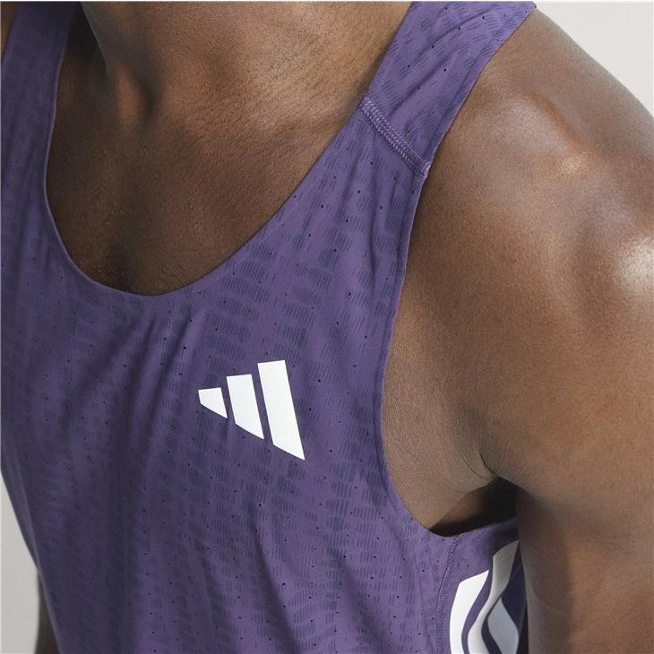 ADIZERO アディダス ノースリーブシャツ メンズ ランニングウエア