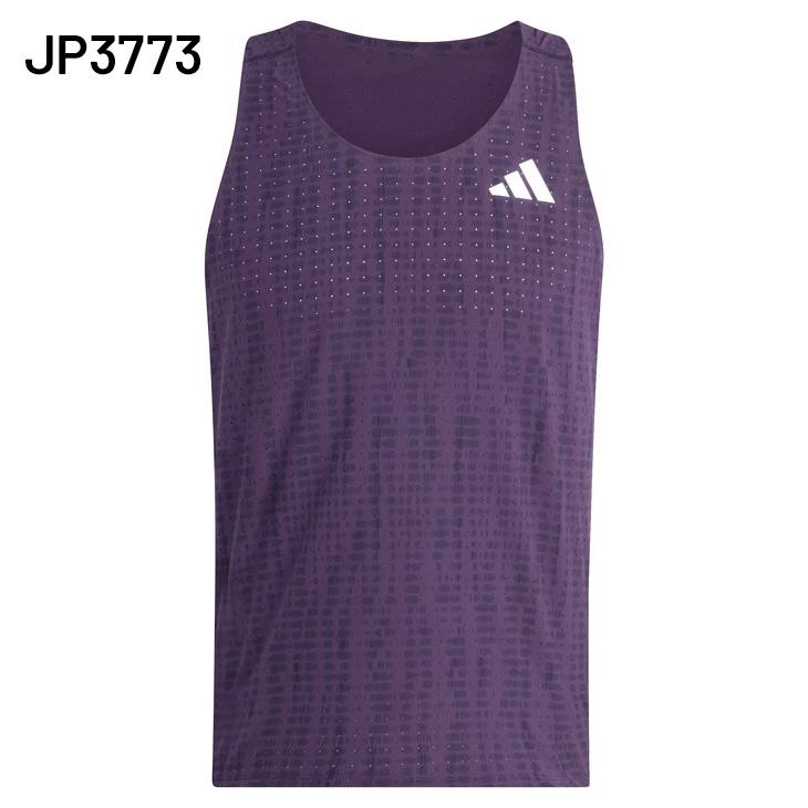 ADIZERO アディダス ノースリーブシャツ メンズ ランニングウエア