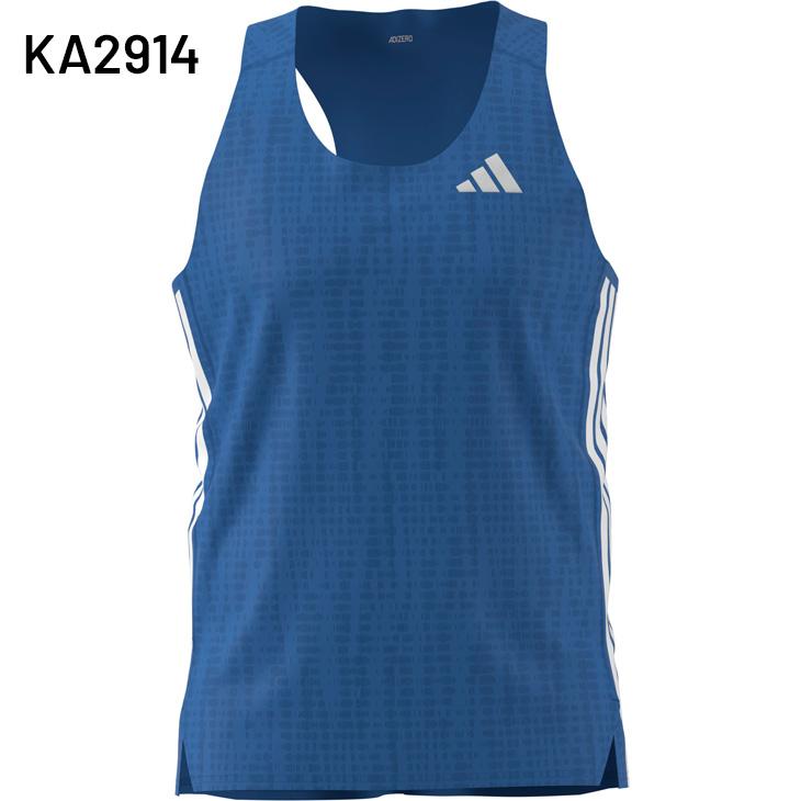 ADIZERO アディダス ノースリーブシャツ メンズ ランニングウエア
