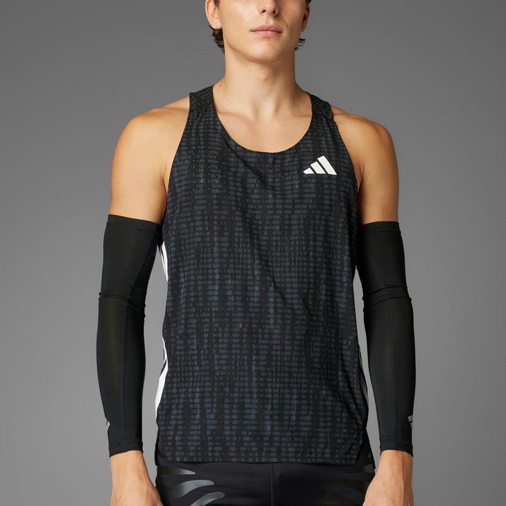 ADIZERO アディダス ノースリーブシャツ メンズ ランニングウエア