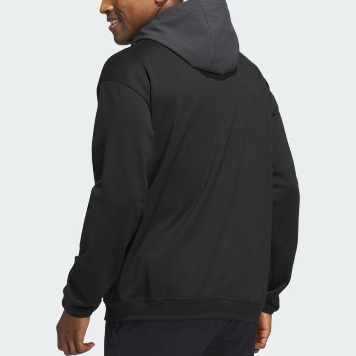 新品未使用 アディダスゴルフ 長袖ハーフジップ ジャケット L 黒 adidas アディダス 長袖ハーフジップ メンズ ゴルフウェア GOLF