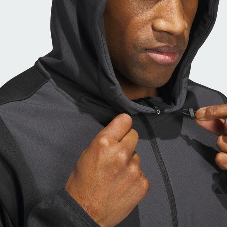 AdidasGolf×clubhaus限定コラボ フルジップ長袖フーディー/XL AdidasGolf×clubhaus限定コラボ フルジップ長袖フーディー/XL