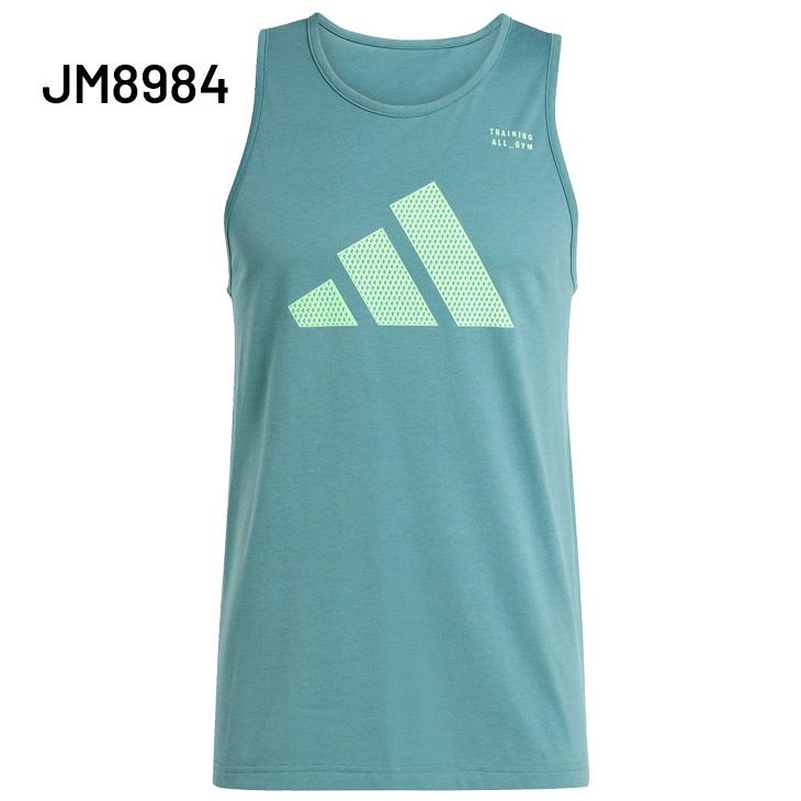 adidas（アディダス） M ALL GYM グラフィック タンクトップ メンズ