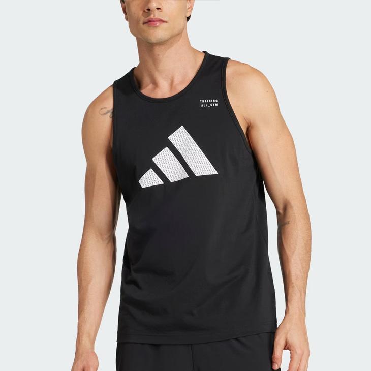 アディダス　リコー ブラックラムズ トレーニングシャツ タンクトップ 2XO adidas（アディダス） M ALL GYM グラフィック タンクトップ メンズ