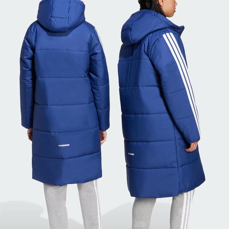 adidasベンチコート140サイズ adidas アディダス キッズ ジュニア 3ストライプロングコート