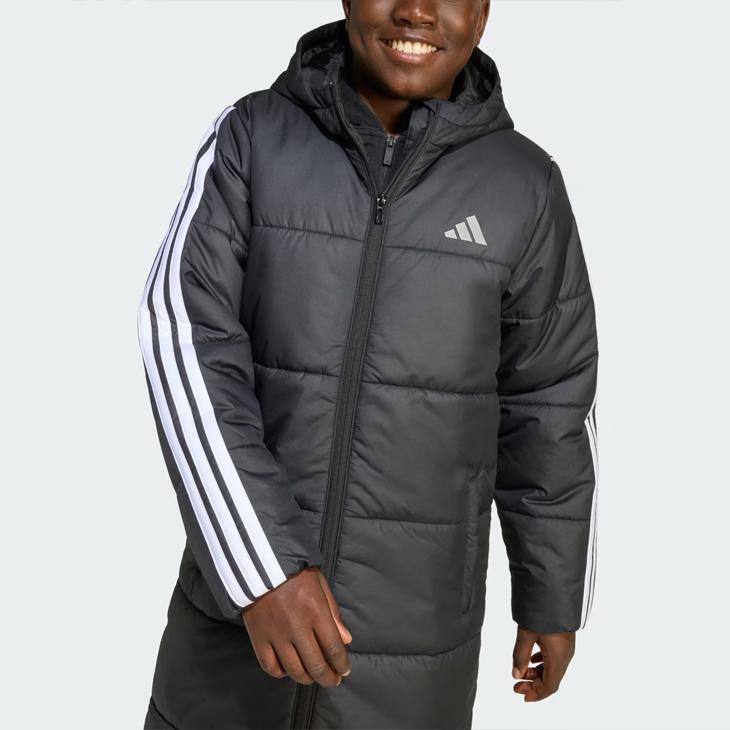 adidas（アディダス） キッズ ジュニア 3ストライプロングコート