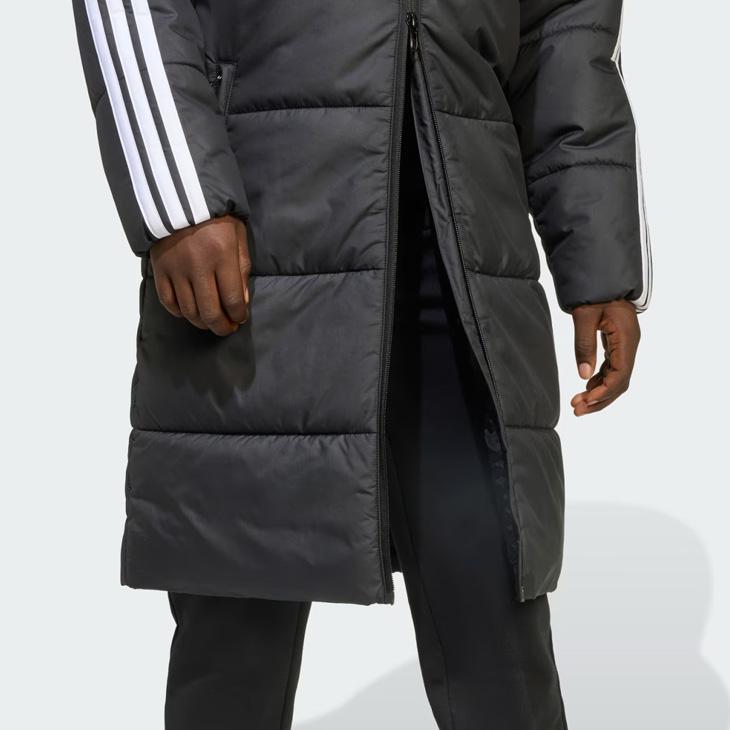 adidas アディダス CLIMAPROOF 3ストライプ 中綿 ベンチコート adidas アディダス キッズ ジュニア 3ストライプロングコート