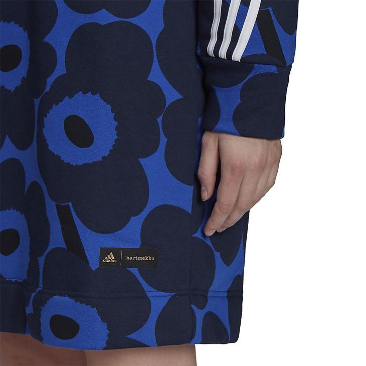 スウェットドレス ワンピース レディース/アディダス adidas Marimekko マリメッコ/コラボ スポーツウェア カジュアル スエット 女性  トップス/KMG54