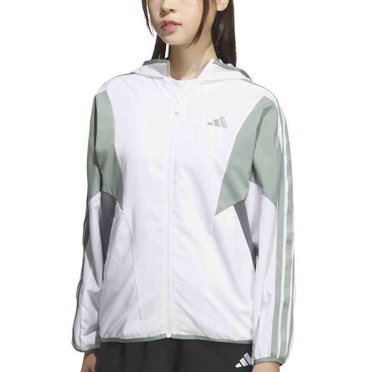 On ウィンドジャケット レディース XS グレー/ホワイト adidas（アディダス） ジャージ ジャケット レディース adidas W TEAM