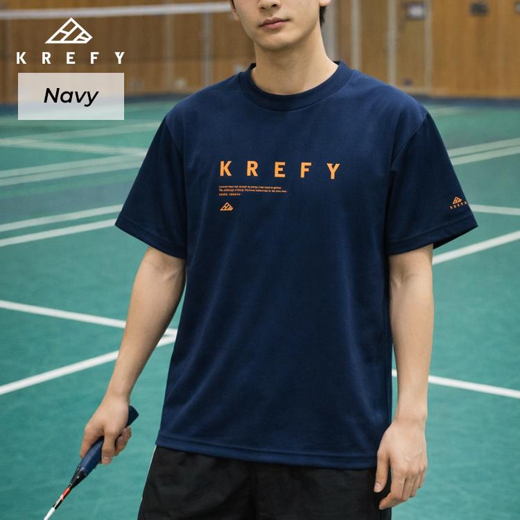 園田啓悟　日本代表 バドミントンウェア KREFY クレフィー 園田啓悟選手オリジナルブランド 半袖 Tシャツ