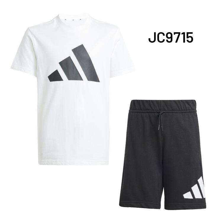 adidas（アディダス） キッズ 半袖シャツ ハーフパンツ 上下 130-160cm