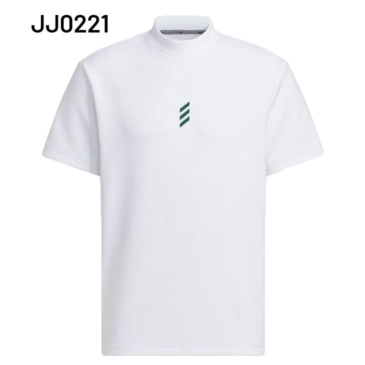 アディダス ゴルフ モックネック 半袖シャツ　Lサイズ adidas アディダス モックネックシャツ 半袖 メンズ ゴルフ