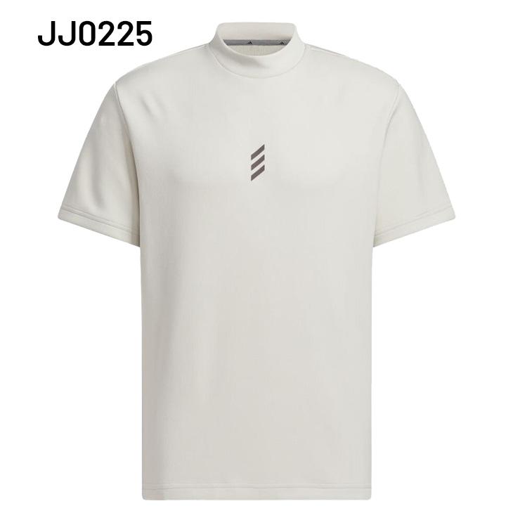 アディダス ゴルフ モックネック 半袖シャツ　Lサイズ adidas アディダス 半袖 モックネックシャツ メンズ ゴルフ
