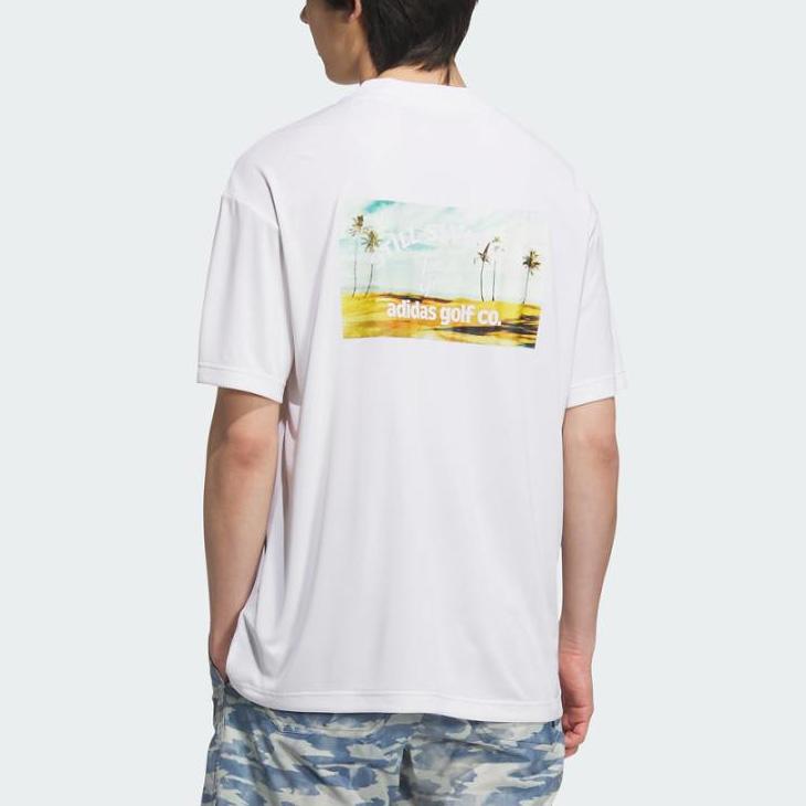 adidas（アディダス） 半袖 モックネックシャツ メンズ ゴルフウェア