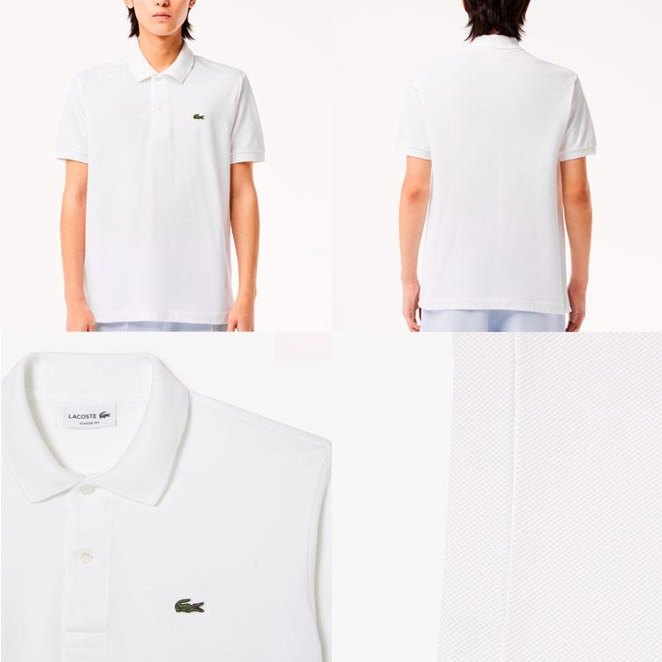 LACOSTE ラコステ ポロシャツ 半袖 メンズ L.12.12 無地 鹿の子 LACOSTE ラコステ ポロシャツ 半袖 メンズ L.12.12 無地 鹿の子