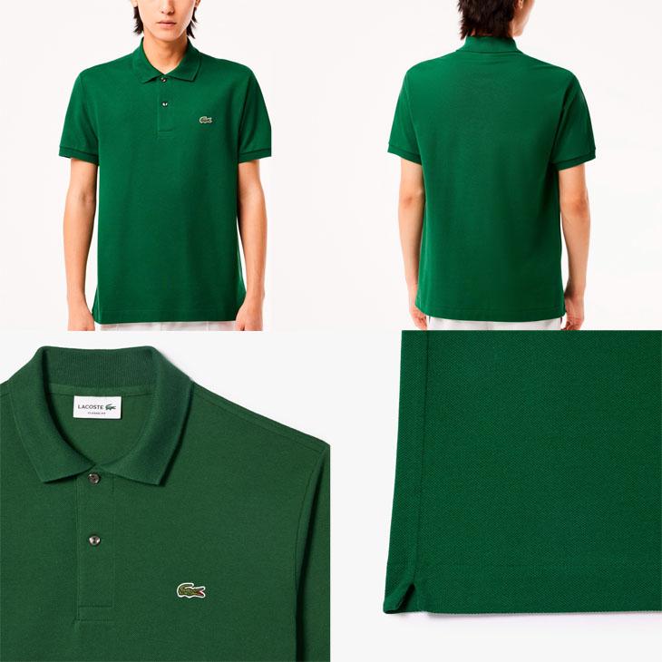 LACOSTE ラコステ ポロシャツ 半袖 メンズ L.12.12 無地 鹿の子 LACOSTE ラコステ ポロシャツ 半袖 メンズ L.12.12 無地 鹿の子