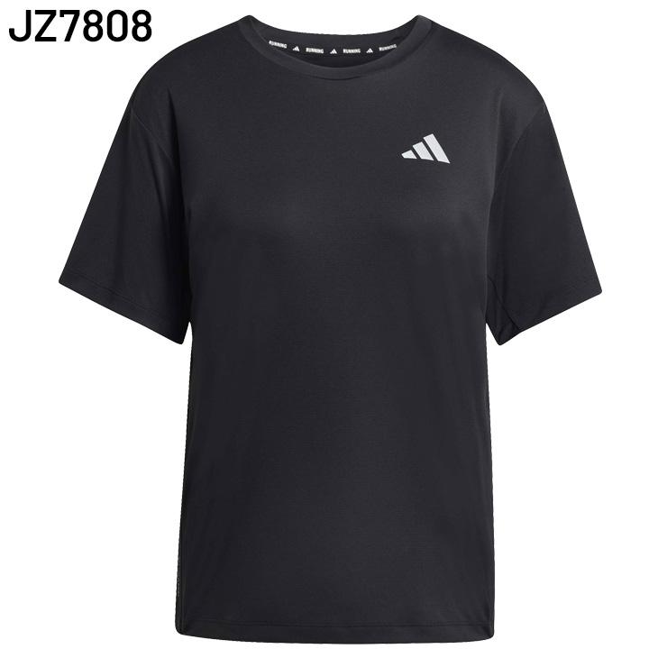 アディダス 半袖シャツ レディース adidas Run Ess Tee W ランニングウェア Tシャツ 女性用 トップス ジョギング マラソン トレーニング フィットネス /LA749 | adidas | 01