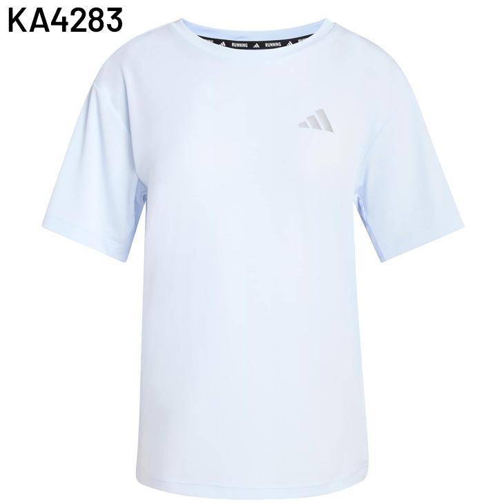 アディダス 半袖シャツ レディース adidas Run Ess Tee W ランニングウェア Tシャツ 女性用 トップス ジョギング マラソン トレーニング フィットネス /LA749 | adidas | 04