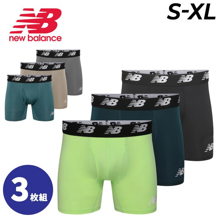 New Balance（ニューバランス） ボクサーパンツ 3枚組 USサイズ メンズ