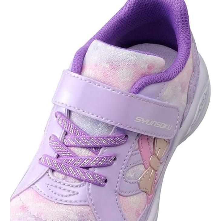 瞬足 レモンパイ キッズ スニーカー 女の子 2E幅 17-18.5cm 子供靴