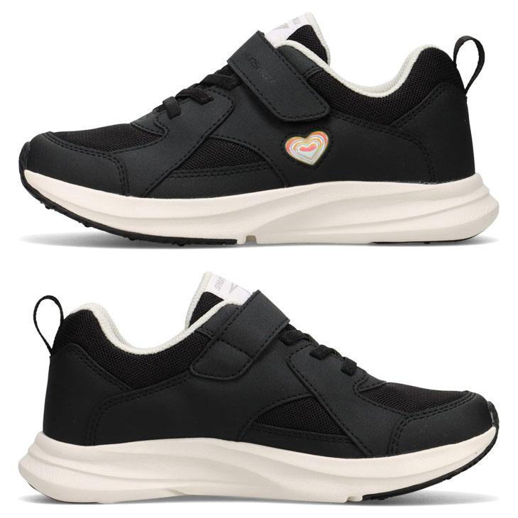 瞬足 レモンパイ キッズ ジュニア スニーカー 幅広3E 女の子 16-24cm