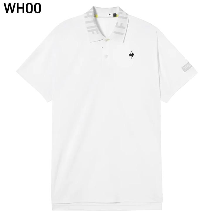 ルコックスポルティフ/ゴルフ ポロシャツ【ホワイト/LL】新品！ le coq sportif（ルコックスポルティフ） ルコック ポロシャツ 半袖