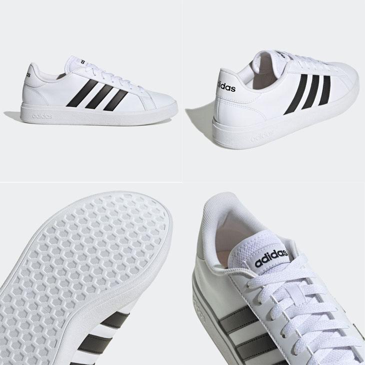 アディダス スニーカー メンズ レディース adidas グランドコートベース2.0 U｜ユニセックス ローカット コートスタイル ひも靴 スポーティ /LIT50【a20Qpd】 | adidas | 10