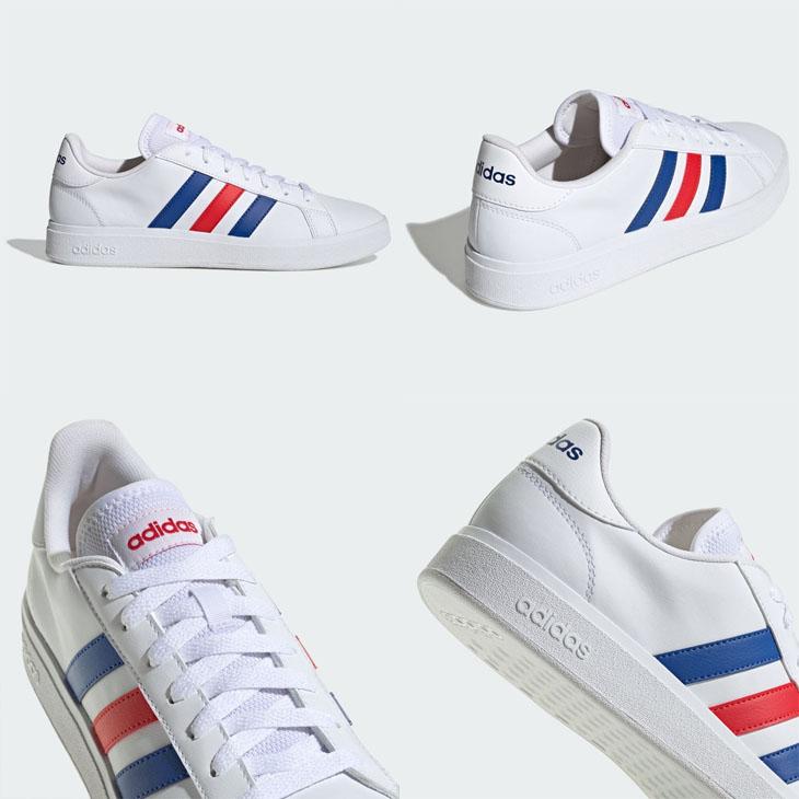 アディダス スニーカー メンズ レディース adidas グランドコートベース2.0 U｜ユニセックス ローカット コートスタイル ひも靴 スポーティ /LIT50【a20Qpd】 | adidas | 12