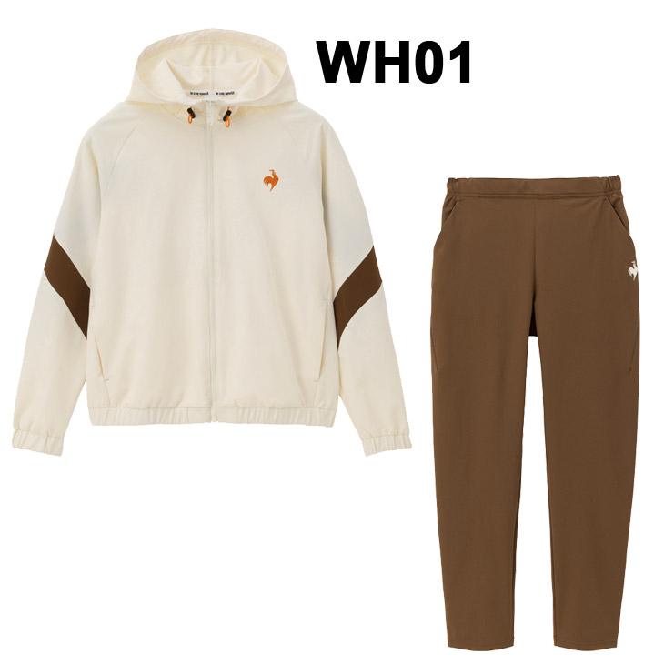 le coq sportif フード付きジャケット パンツベージュセットアップ le