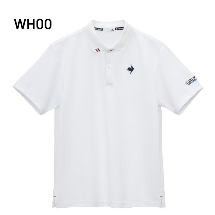 新品★HYDROGEN★ゴルフ★ポロシャツ★S★ホワイト★鹿の子★ le coq sportif（ルコックスポルティフ） ルコック 半袖 ポロシャツ