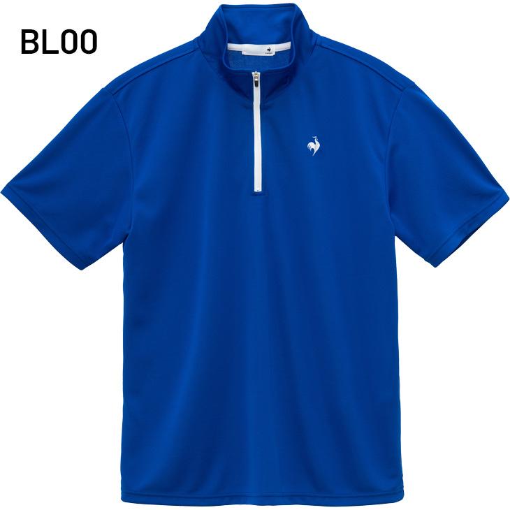 le coq sportif ルコック ハーフジップシャツ 半袖 メンズ エコ