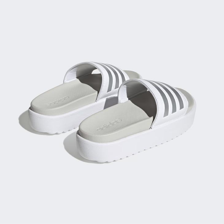 [ADIDAS] サンダル アディレッタ プラットフォーム ホワイト ADILETTE 交換無料 サンダル レディース アディダス