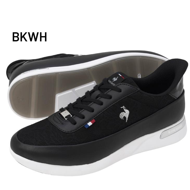 ★美品★バック付★le coq sportif ゴルフシューズ WLS ブラック le coq sportif（ルコックスポルティフ） ルコック 手を使わずサッと