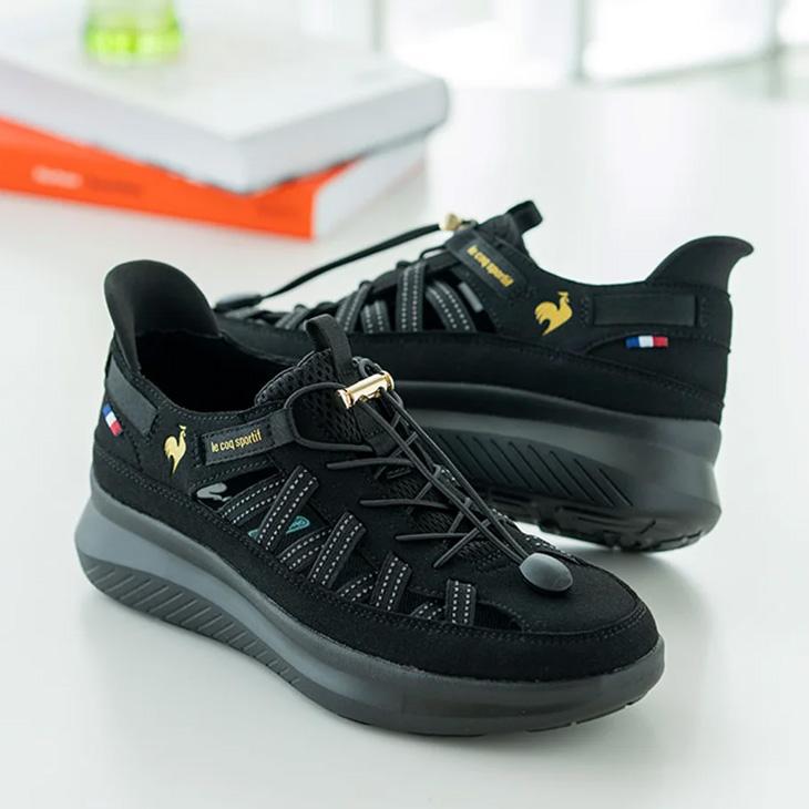 le coq sportif ルコック 手を使わずサッと履ける レディース 厚底 