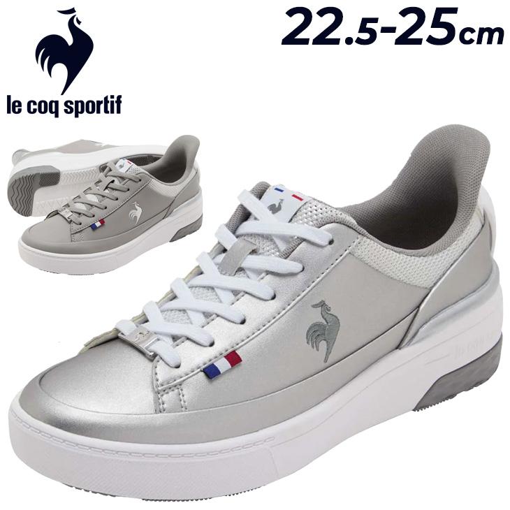さっと履ける ルコック レディース スニーカー 2E相当 le coq sportif LCS セーヴル リフト 2 SI 防水設計 晴雨兼用 スリッポン レインスニーカー 立ったまま履ける キレイめ 女性 婦人靴 レディースシューズ  ブランド くつ 大人女子/LU6SRS03LZ le coq sportif（ルコックスポルティフ） さっと履ける ルコック