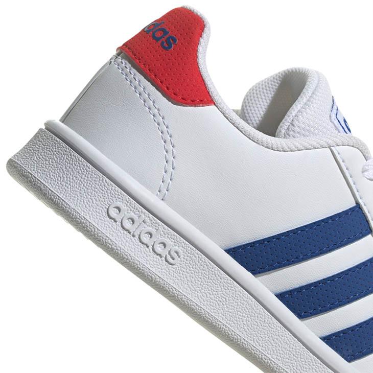 adidasキッズシューズ　23.5 美品 adidas アディダス スニーカー キッズ 靴 白 ホワイト 黒