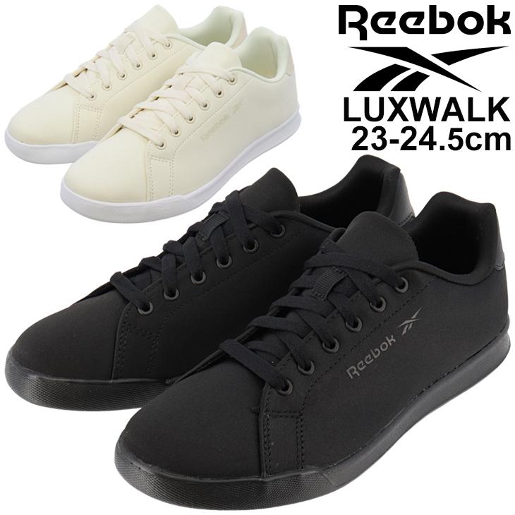 スニーカー レディース ウォーキングシューズ リーボック Reebok Lux Walk ローカット 軽量 スポーティカジュアル 女性 ブラック ホワイト 運動靴 くつ Luxwalk Apworld 通販 Paypayモール