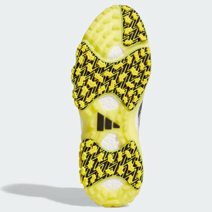 adidas BOAシステム ゴルフシューズ グレー/イエロー adidas アディダス メンズ ゴルフ スパイクレスシューズ GOLF