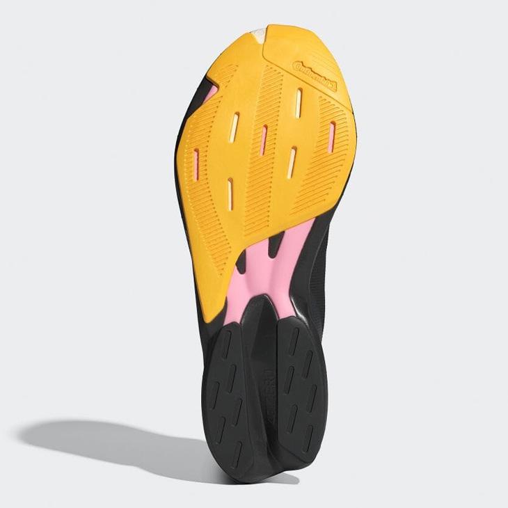 adidas adizero Japan 8 シューズ 黒/黄色/ピンク adidas（アディダス） ランニングシューズ メンズ アディゼロ ジャパン
