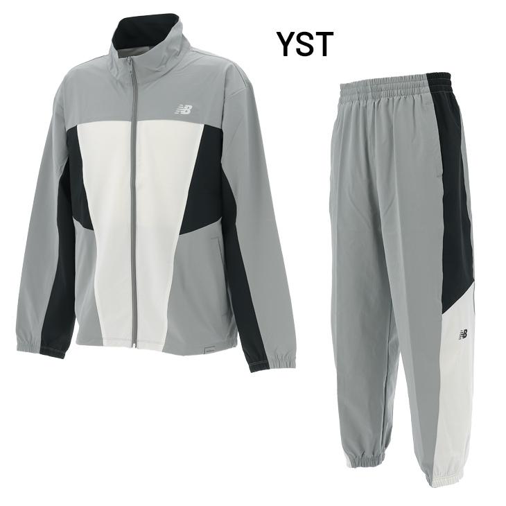 New Balance ジャージ上下セット グレー New Balance（ニューバランス） トレーニングウェア メンズ 上下