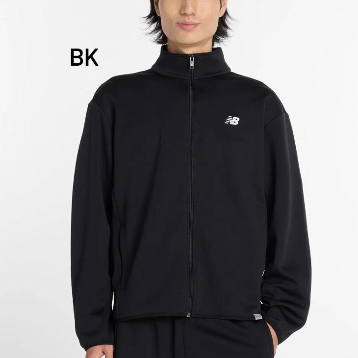 New Balance ブラックニットジャケット New Balance ニューバランス Black Out ジャガードトラックニット