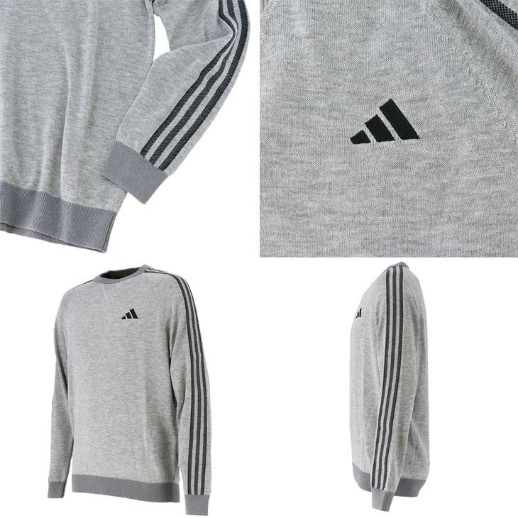 adidas（アディダス） メンズ 長袖セーター ニット ゴルフウェア