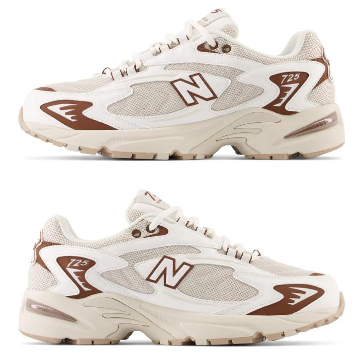 ニューバランス 725  新品　23.5 ホワイトクリーム系スニーカー　靴　NEW Balance New Balance☆ML725B ニューバランス 725 ホワイト シルバー (New