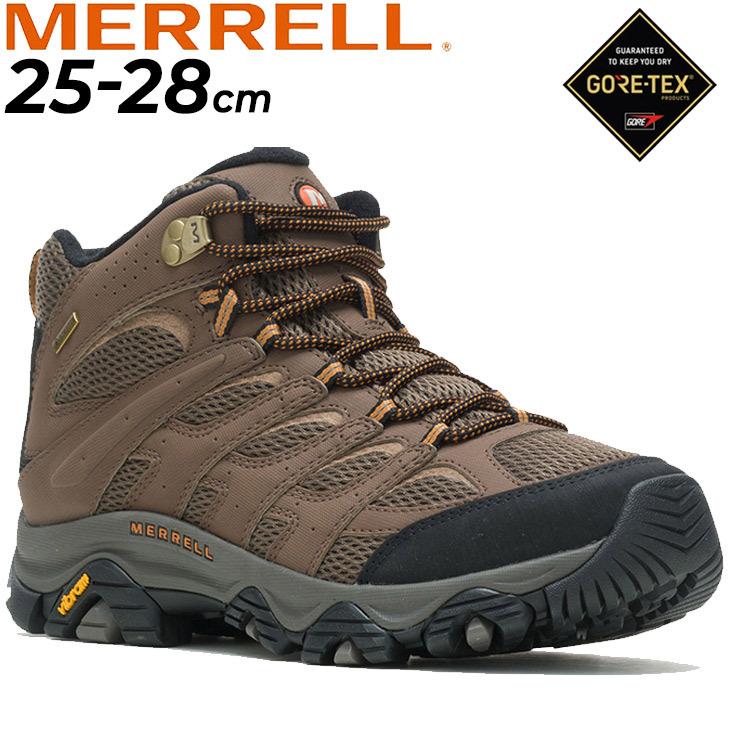 アウトドアシューズ 防水 メンズ スニーカー メレル MERRELL モアブ 3 ゴアテックス ワイドモデル 幅広/靴 男性 ハイキング キャンプ SYNTHETIC /MOAB3SYMD-GTWD｜apworld